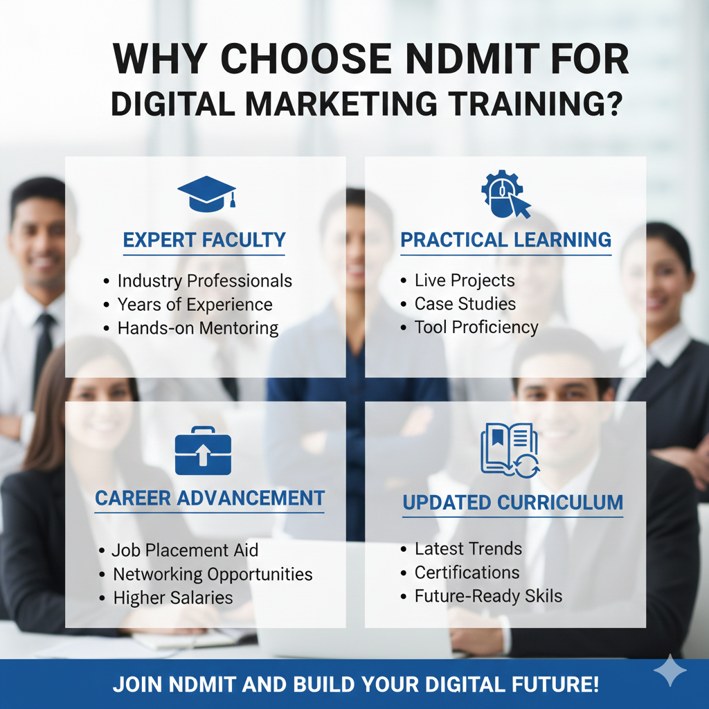 Why Choose NDMIT for Digital Marketing Training?